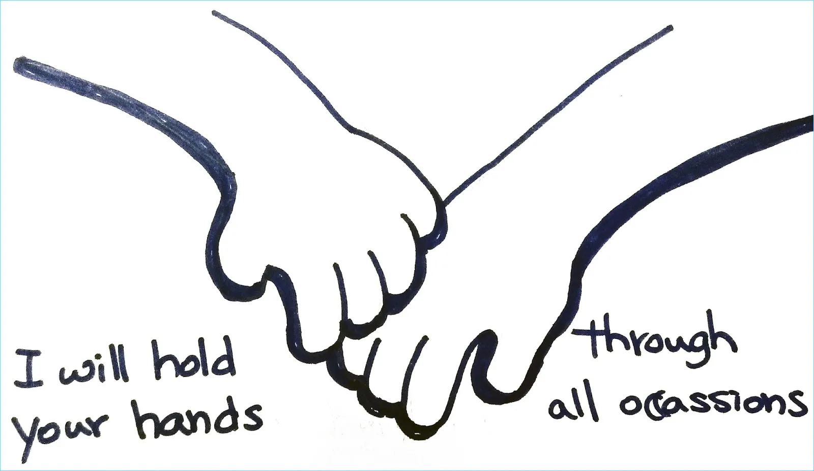 Seventeen hand-drawn colored marker illustrations forming a visual diary about love, memory, and healing — Colored marker illustration by Percy Lin 2014